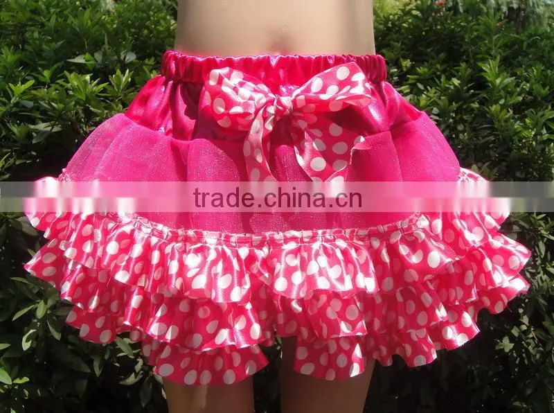 Hot sale cute children wear minu tutu skirt, boutique design baby girl summer wear tutu mini pettiskirt for sale