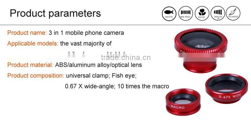 Mobile phone glass lens set for UNIVERSAL mobile phones