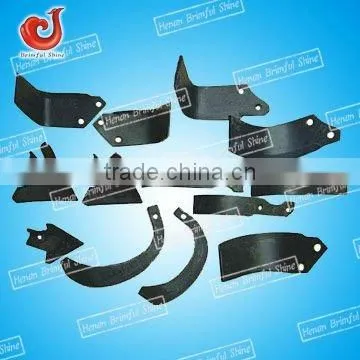 Gear drive tractor mounted farm soil tilling machine