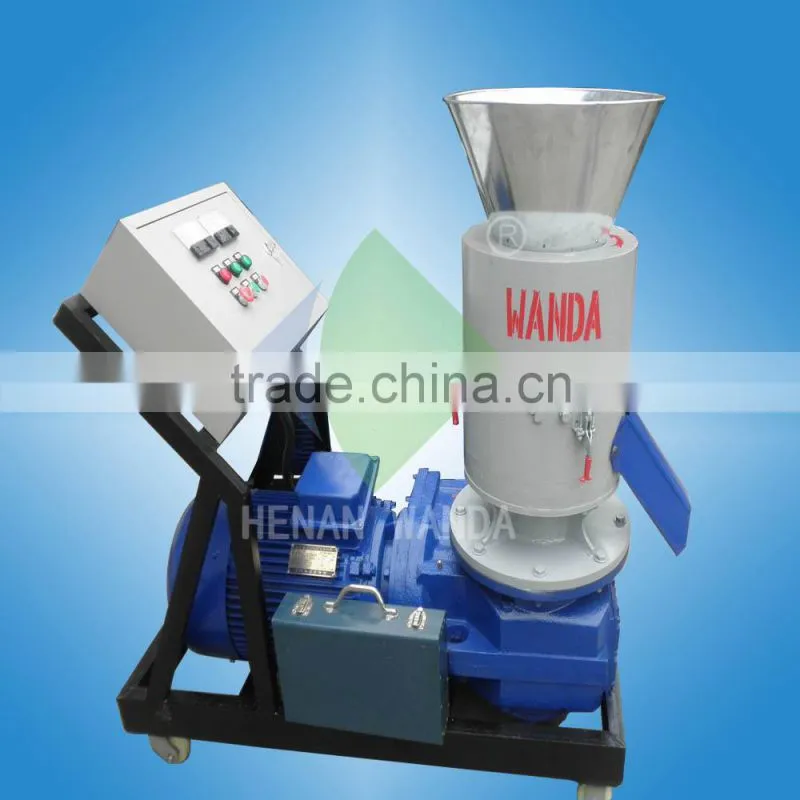 WANDA low noise ring die pellet mill machine for sale
