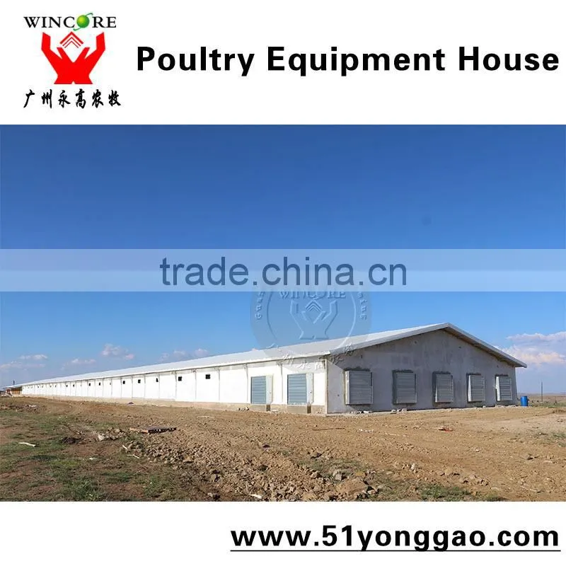 Poultry Liquid Cooling system Cooling Pad and Fan in Poultry Farm