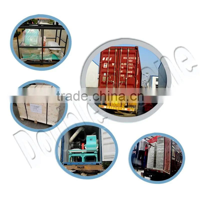 Simplified hay forage feed pellet processing machine line for cattle farm