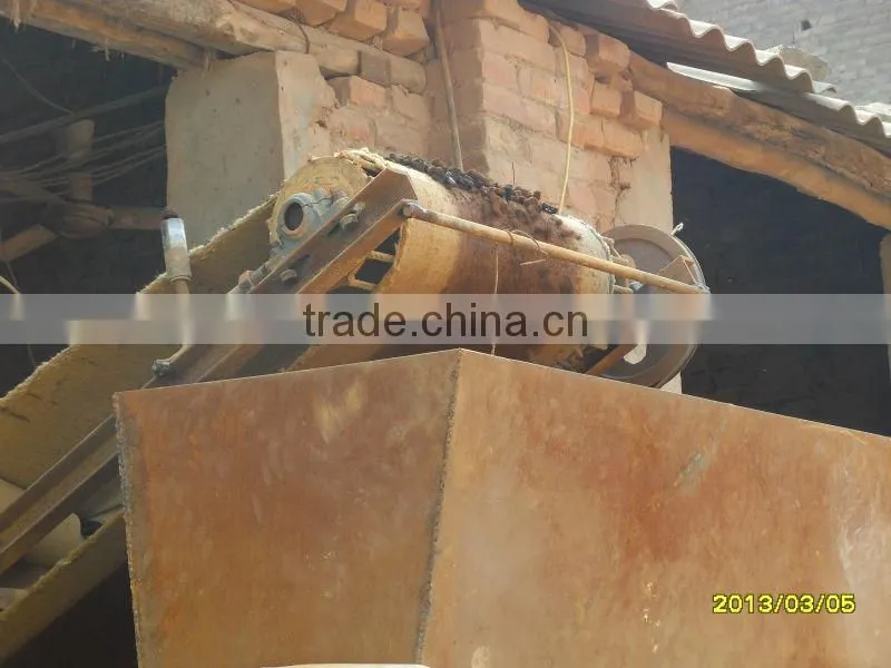 Biogas desulfurization used in iron oxide desulfurizer