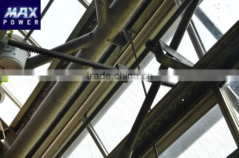 Curve Rack and Pinion for greenhouse