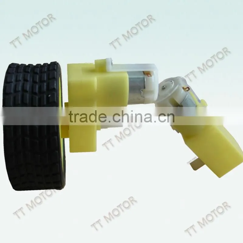 plastic dc gear motor with toy wheel