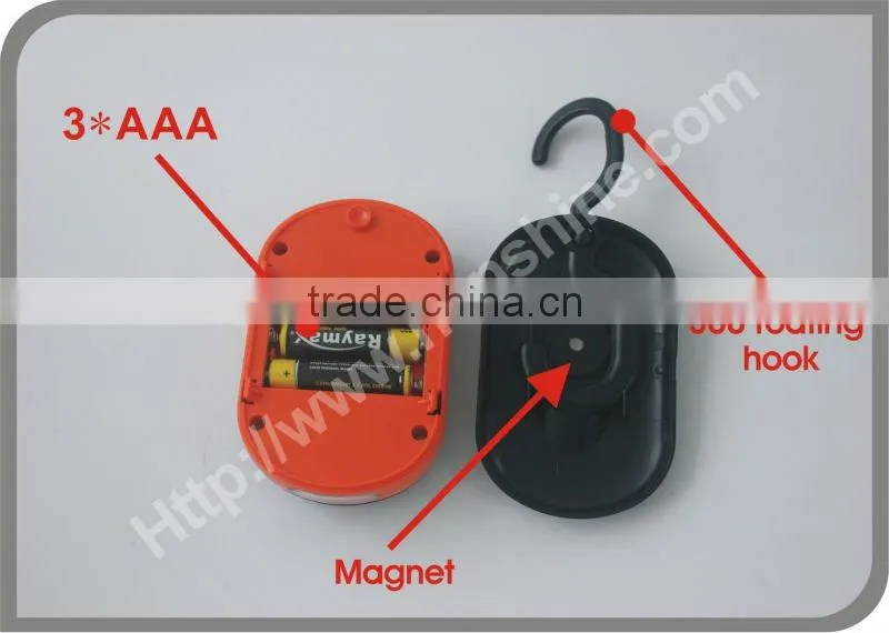 new abs hook magnetic heavy duty led work light with 24+3led