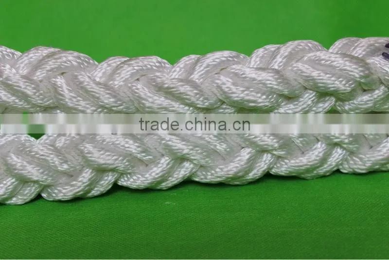 8 strands double braided hawser rope