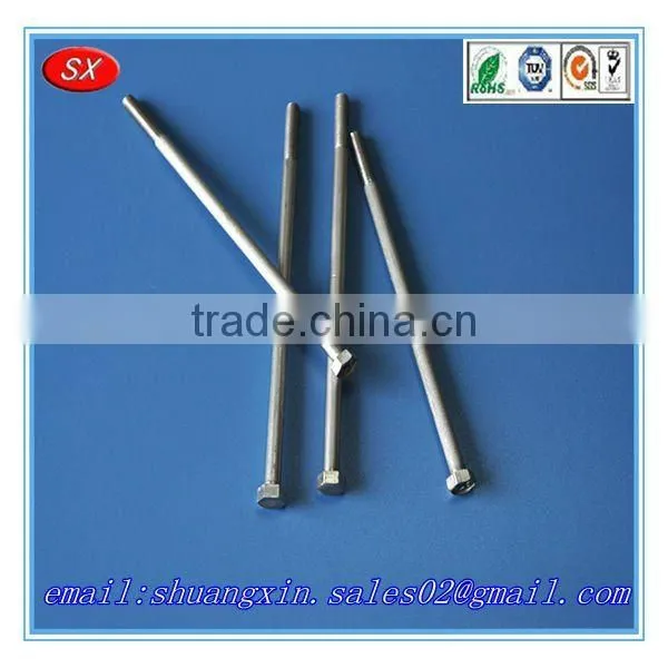 Custom and precision stainless steel/carbon steel zinc/nickel plated countersunk bolts 8.8,countersunk head bolt