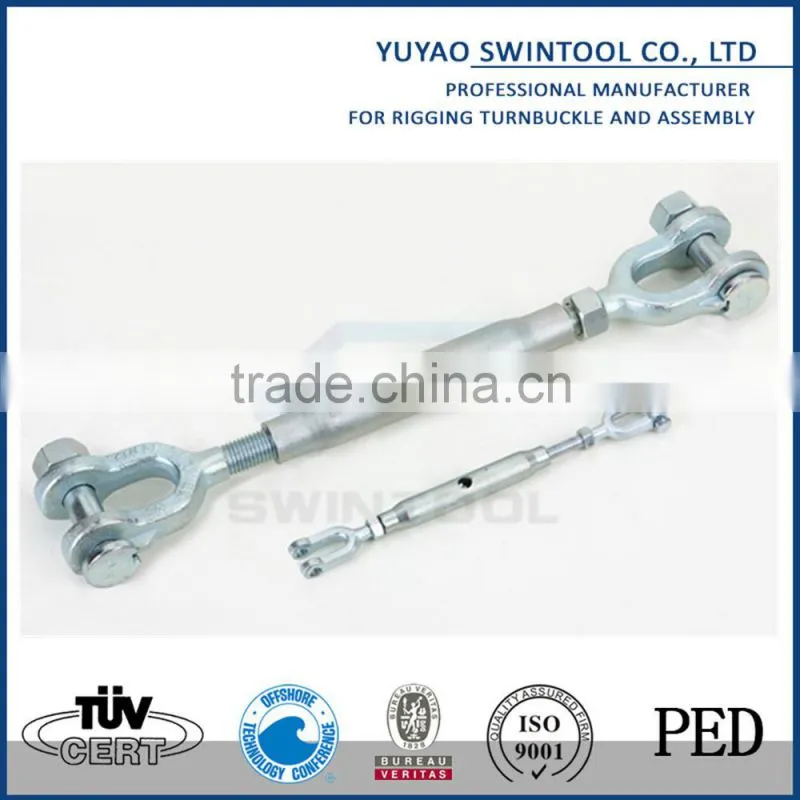 DIN 1478 Turnbuckle Jaw and Jaw Stainless Steel with high quality