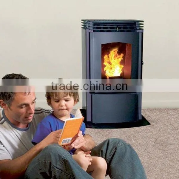 high efficient pellet stove parts/ 8kw wood pellet stove/ sawdust wood pellet burning stove