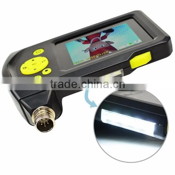 8.2mm Digital Waterproof Handheld Endoscope with 3 Metre Cable 2.7 inch Screen Monitor Digital Inspection Camera System