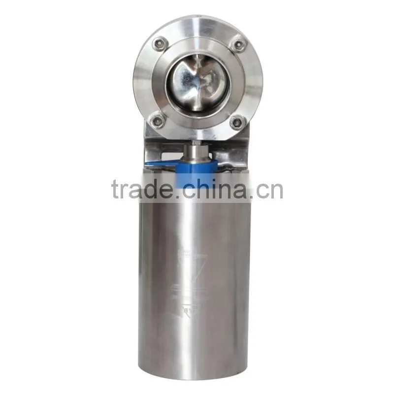 Popular Tri-clamp connection electric/penumatic butterfly valve