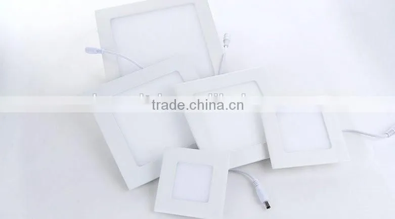Led Panel Light 18w 85V 265V 2700K 4200K 6400K Square Shape Ceiling Panel Light