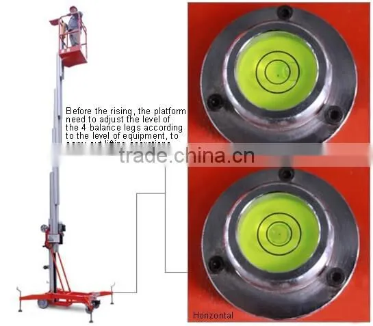 Jeakue Aluminum portable aerial work platform from sale
