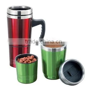 ZZAM-138 ss auto cup thermo mug stainless steel ss auto vacuum flask with lid