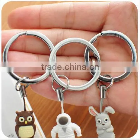 Popular animal rubber keychain,silicone keying