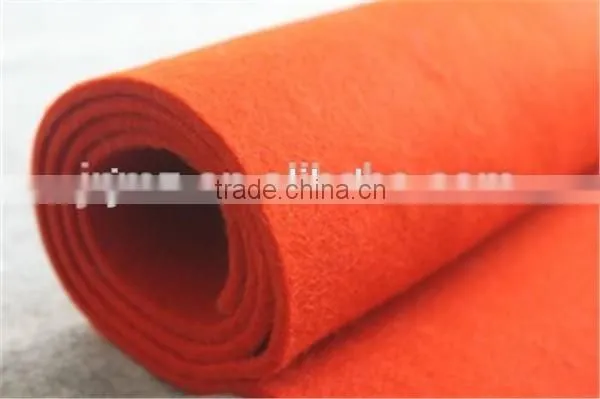 Non-woven fireproof exhibition carpet felt