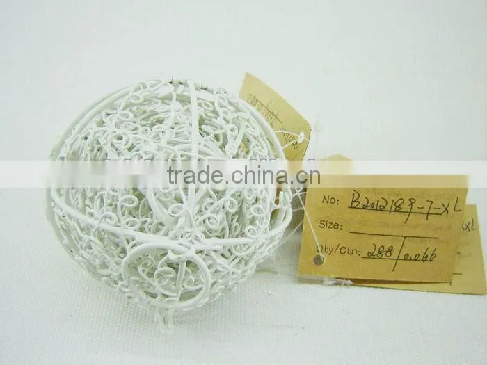 Set of five metal Christmas gift ball for wholesale