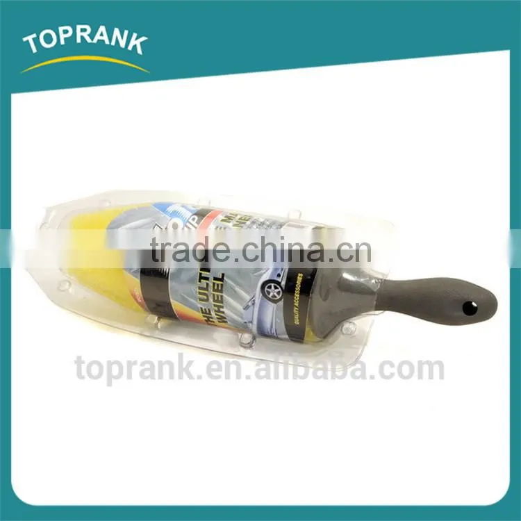 Cheap wholesale auto tire rotary brush PP material car alloy wheel cleaning brush