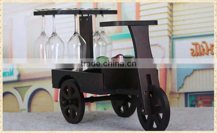 special design animal wine rack for home or hotel decoration horse car shape wine rack