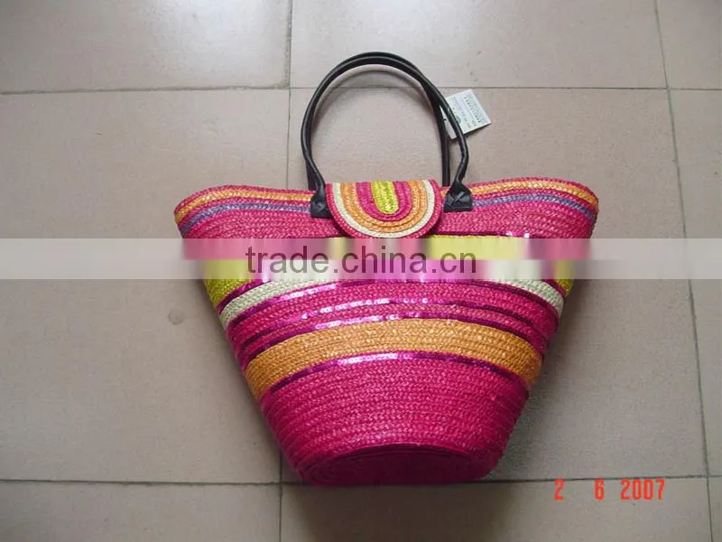 ladies sea grass bags with handles