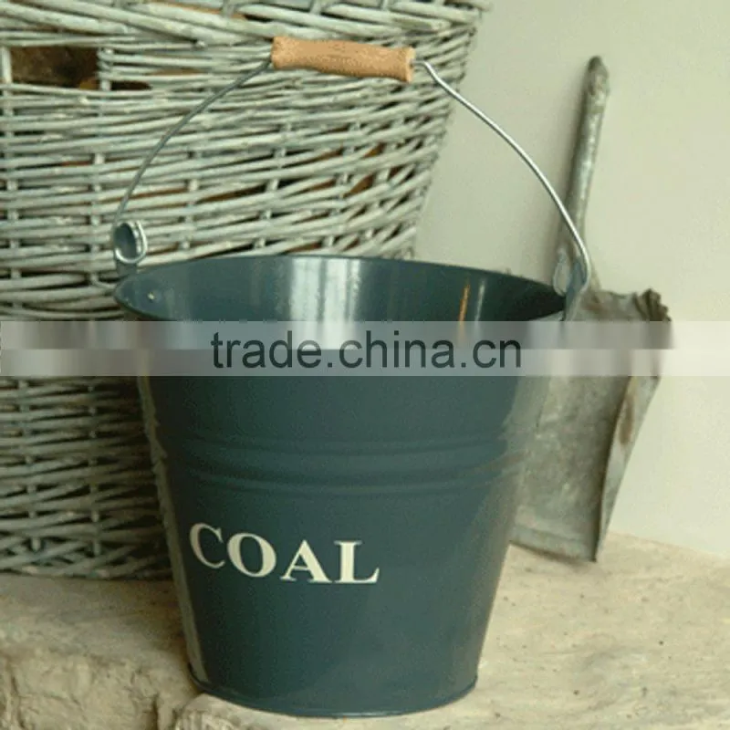 Eco-friendly Ash Bucket Portable Wood collector Ash Coal Pails