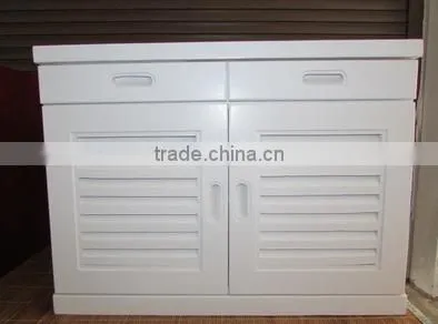paulownia solid wooden shoe cabinet