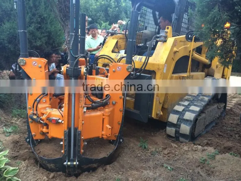 Skid loader attachment/Hydraulic tree mover