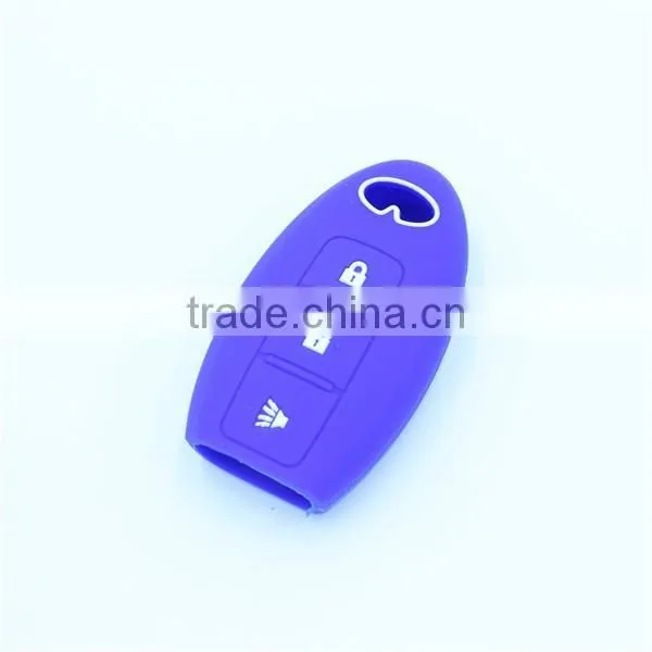 Silicone rubber fob key bag for infiniti 3 button keys