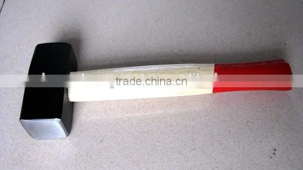 Spanish type Stoning hammer with wooden handle