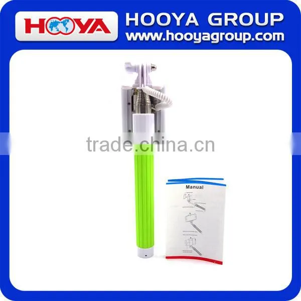Foldable Portable Bluetooth Selfie Stick Mini Extendable Wireless Monopod Handheld Self Portrait with Remote Shutter Function