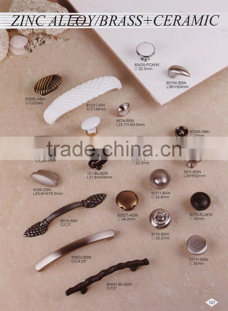 Factory supply crystal bed drawer knobs