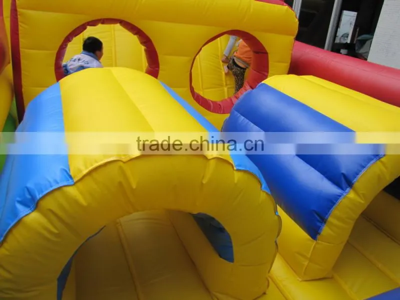 Customized boot camp inflatable obstacle course cheap on sale