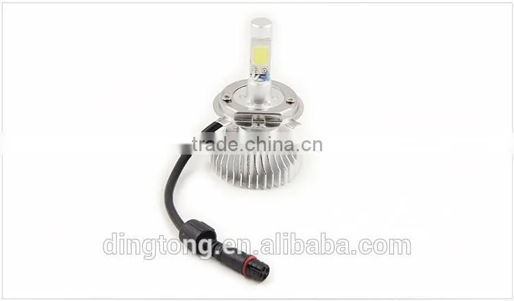 Toptree led auto headlight h4 led high low beam car headlight conversion kit 40w