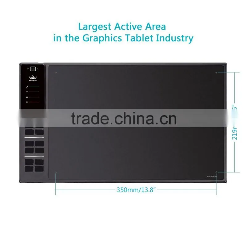 Huion Giano Wireless Graphic Drawing Tablet with 13.8-by-8.6 Inch Huge Work Surface and 8GB MicroSD Card - WH1409