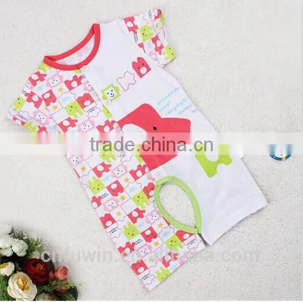 Custom and wholesale baby clothes factory baby rompers print