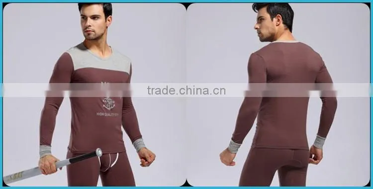 2014 Hot Sale Sexy Thermal Underwear Men Long Sleeve Breathable Body Shaper SM27-2