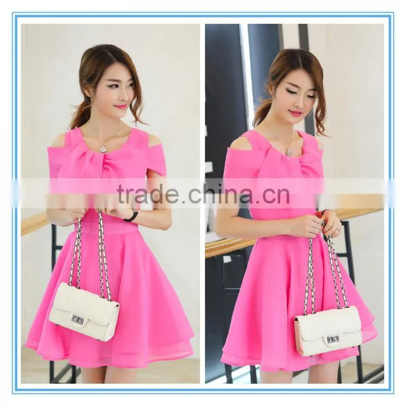 Online shopping elegant chiffon casual dresses designs