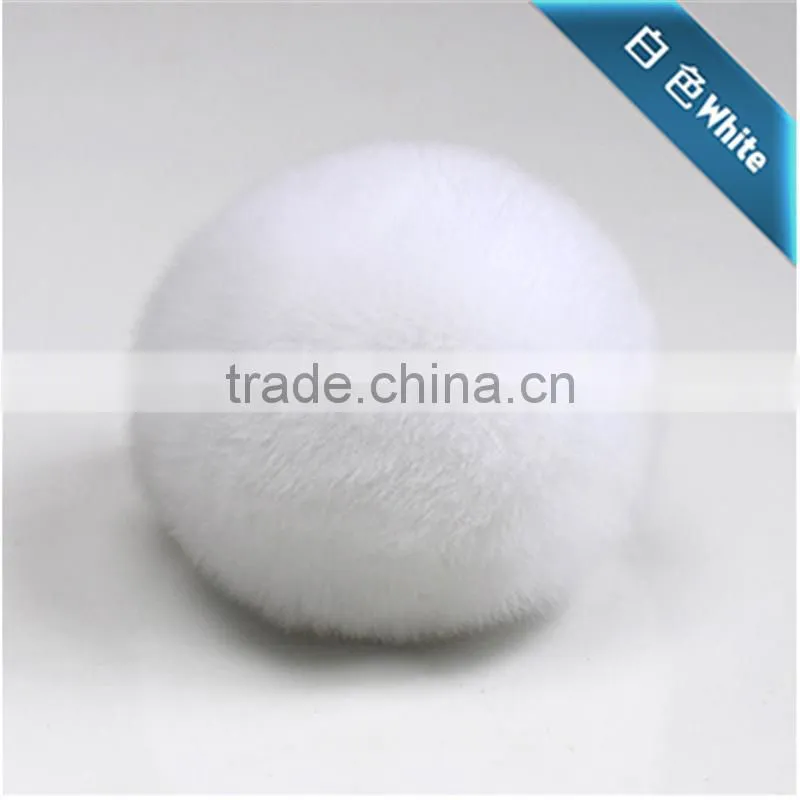 Brand new rabbit fur pom ball keychain with high quality tmq-157