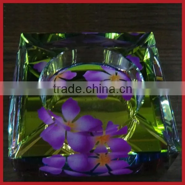 Colorful Crystal Ashtray For Table Decorations