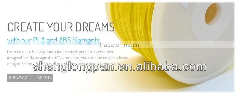 Green ABS filament 1.75/3mm For 3D Printer