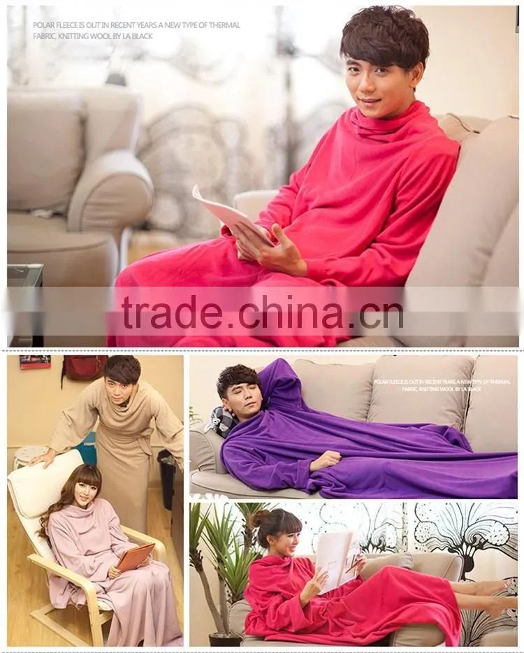 Blanket pocket aircondition fleece mermaid tail