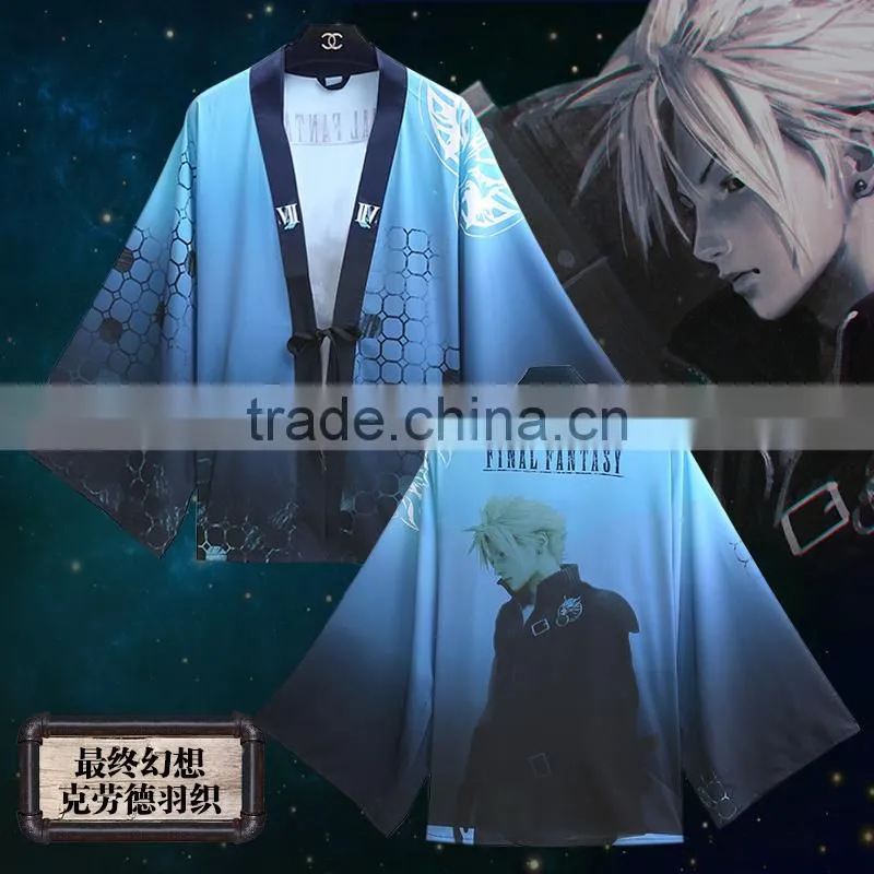 Final Fantasy Blue Cartoon Wholesale Cosplay Anime Costume