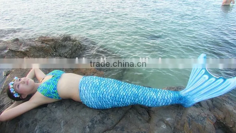 Newest technology Girl's Swimmable monofins mermaid tail for swimming