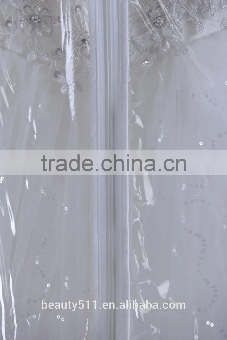Printing Clothes Suit Cover custom foldable wedding dress bag WB09
