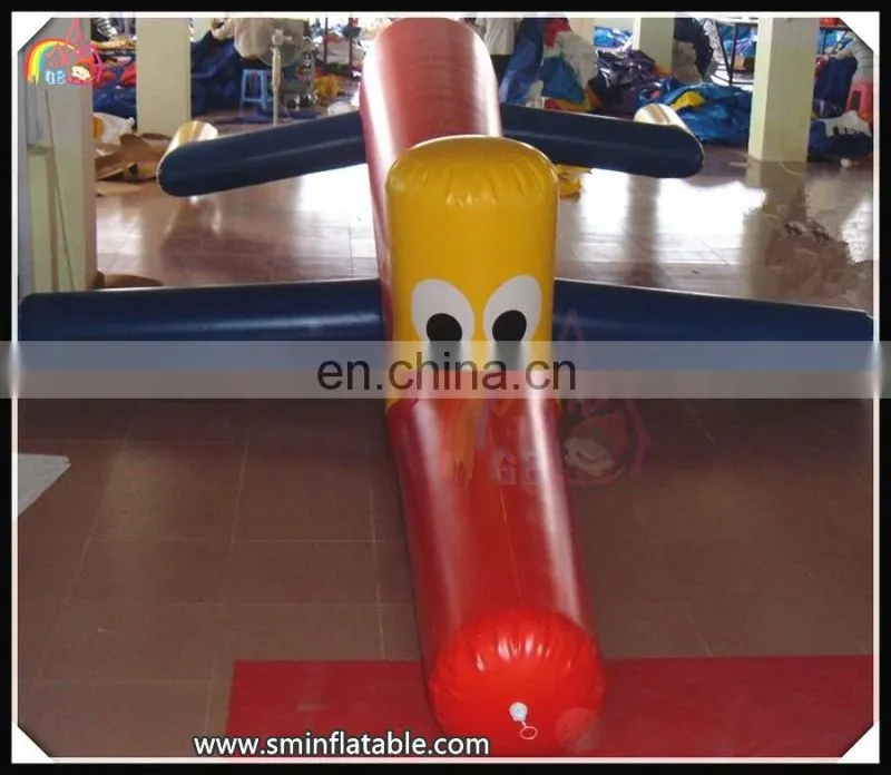 Hot selling inflatable water ski toy tube,floating water toy games,inflatable water park games combo