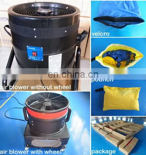 Inflatable Advertising Glass Clean Model Replica, Blue PVC Inflatable Helium Bottle Balloon for Sale