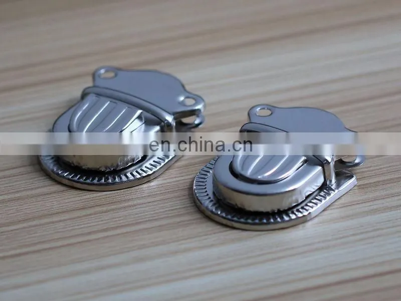 Customized design bag hardware metal briefcase locks/ metal twist locks