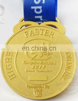 Customized world cup game medals 2017 souvenir gifts medals diy metal sports medal badge