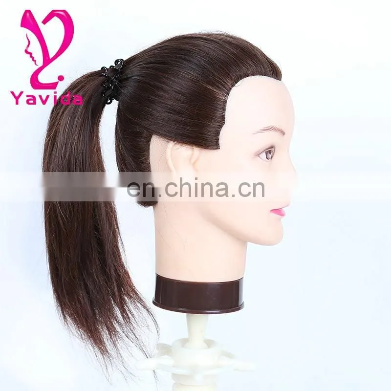 female mannequin head natural hair training mannequins head doll head for training For Hairdresser